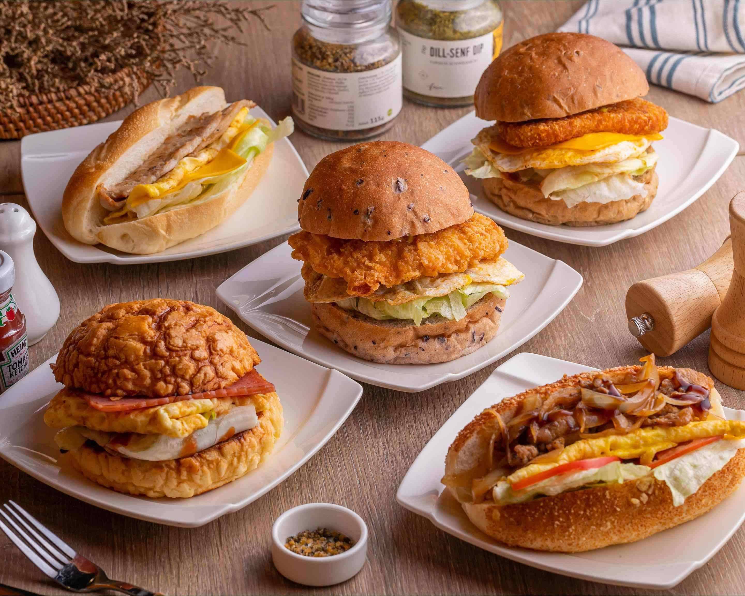 叁食多款手作三明治漢堡精選