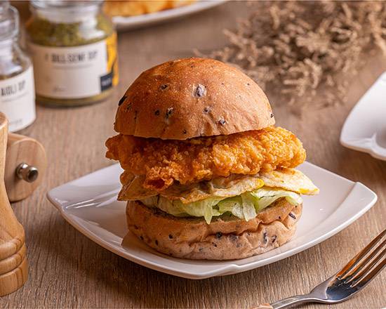 叁食卡拉雞腿雜糧堡