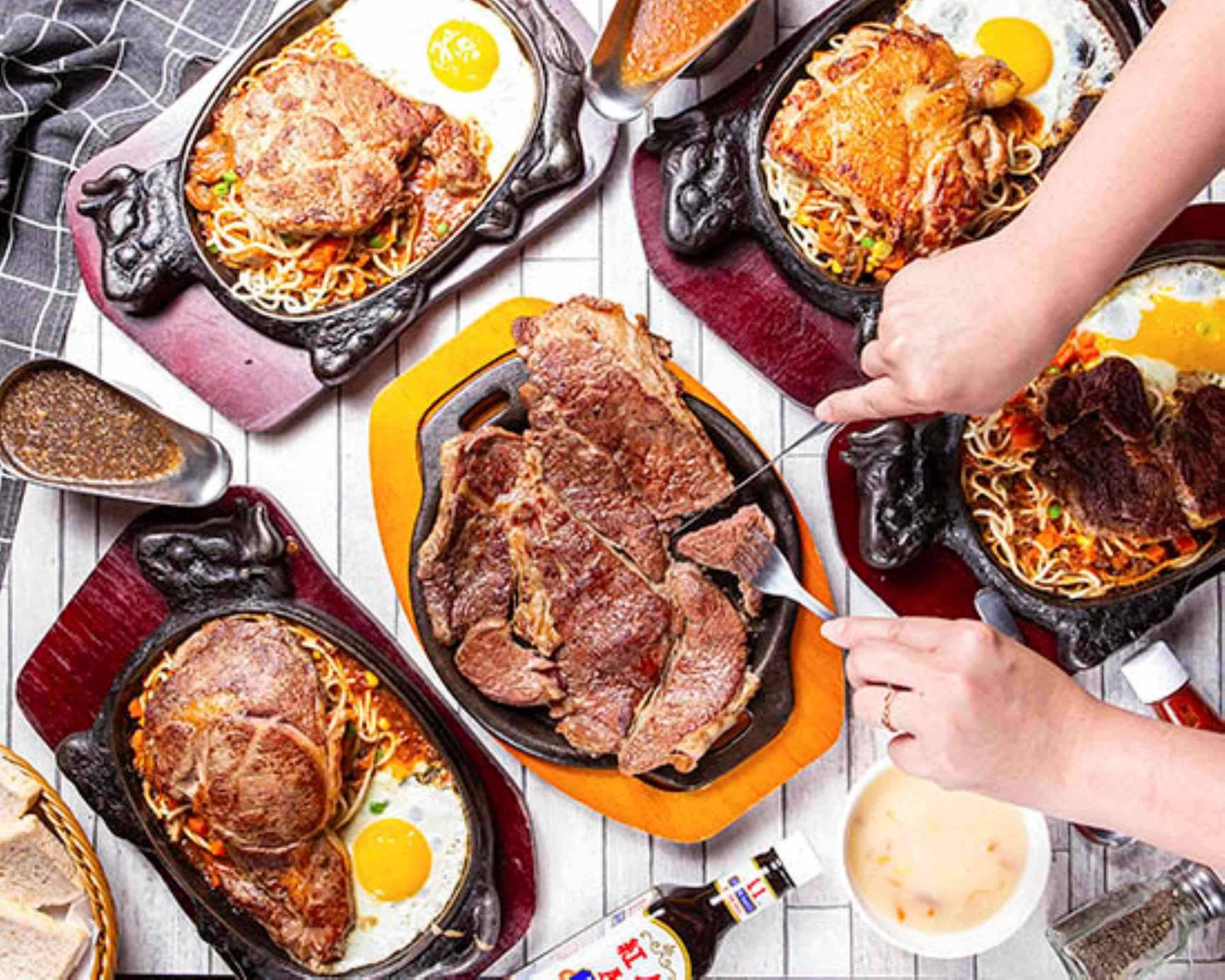 牪嗑牛排 多份鐵板牛排套餐